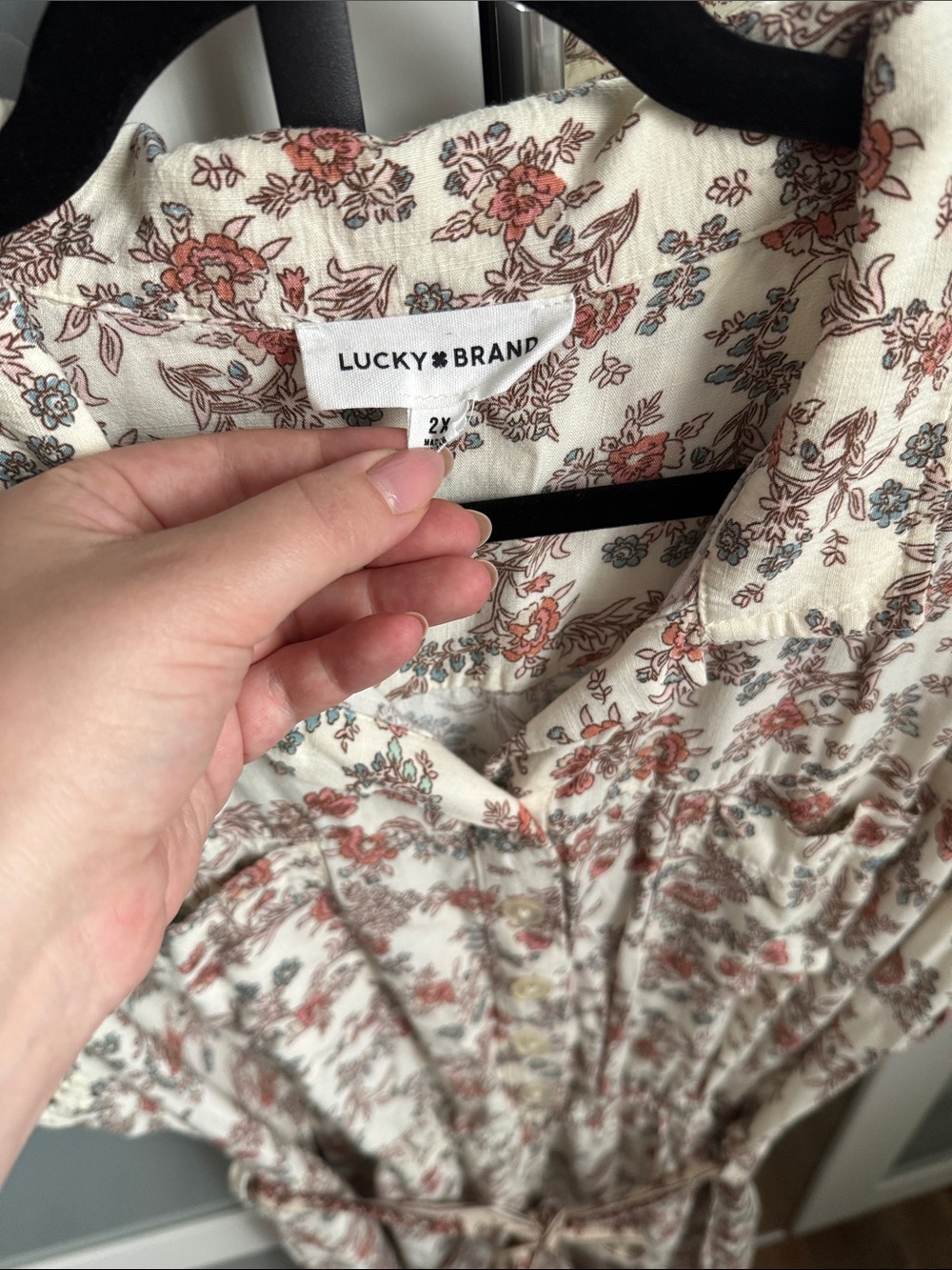 Lucky Brand Floral Midi Dress